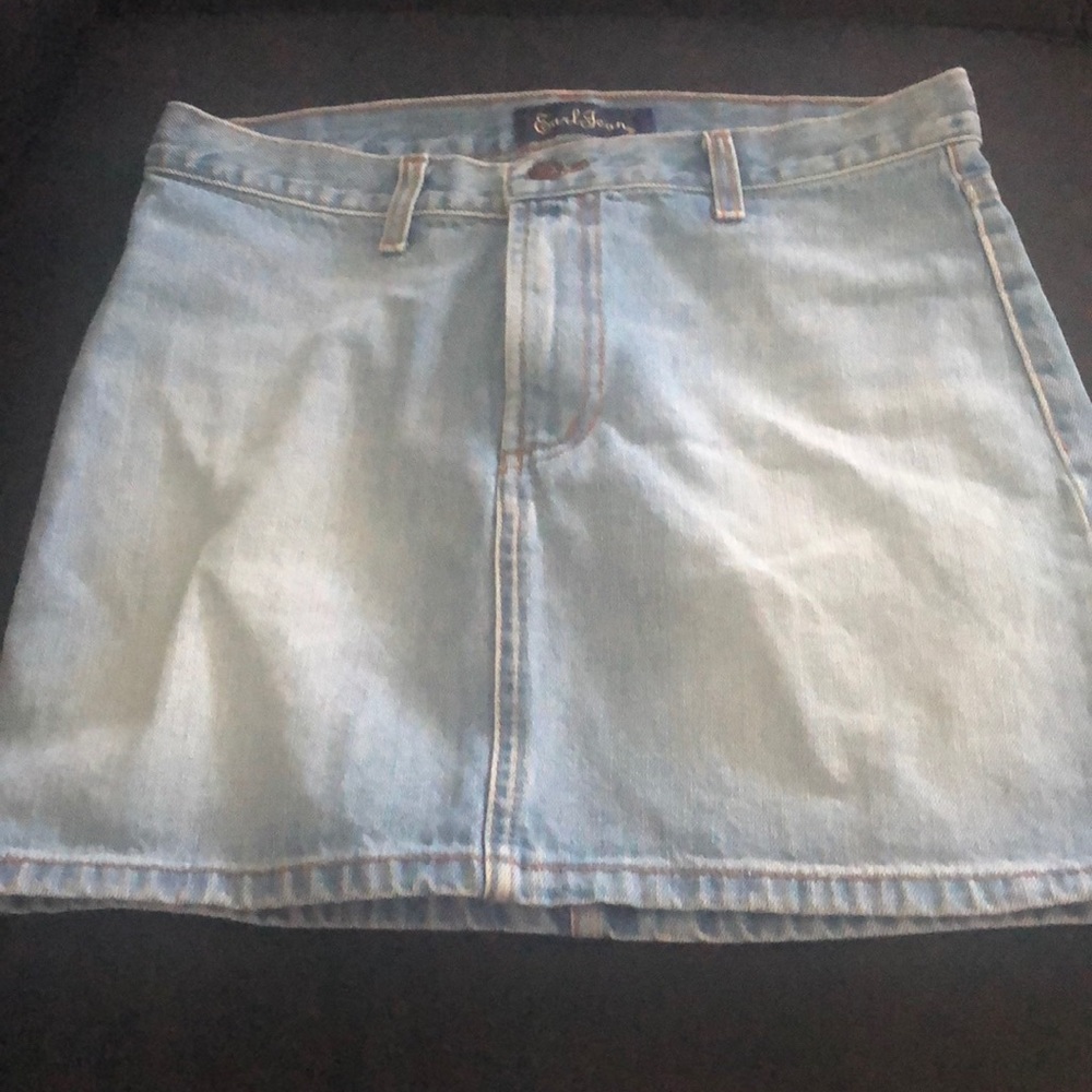 Earl Jean genuine Jean mini skirt